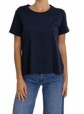 t shirt a manica corta tinta unita 